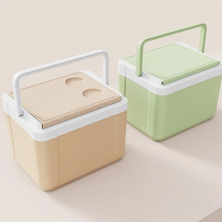 14L Wooden Lift Handle Insulated Cooler
